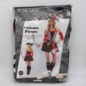 New Music Legs Private Pirate Costume - Size XS